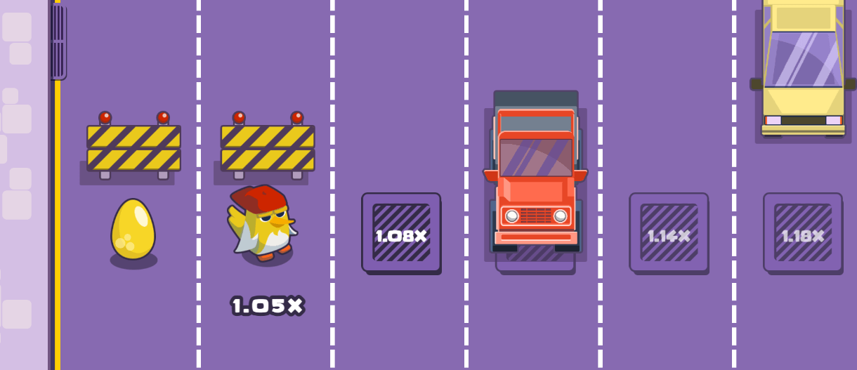 Demo Spill Chicken Cross